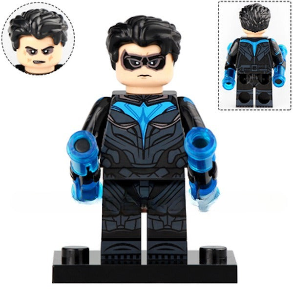 Nightwing Titans Custom DC Comics Superhero Minifigure - Minifigure Bricks