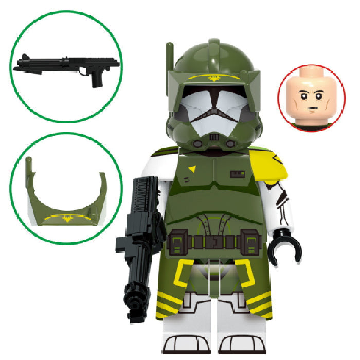 Clone Commander Doom Custom Star Wars Minifigure - Minifigure Bricks