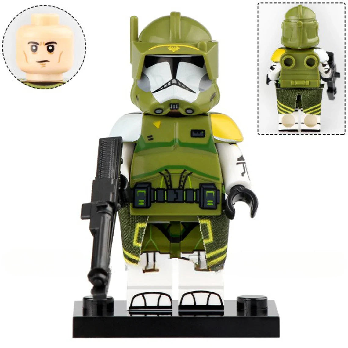 Clone Commander Doom Custom Star Wars Minifigure - Minifigure Bricks