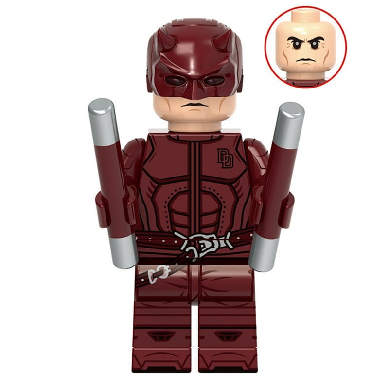 Daredevil (2003) Custom Marvel Superhero Minifigure - Minifigure Bricks