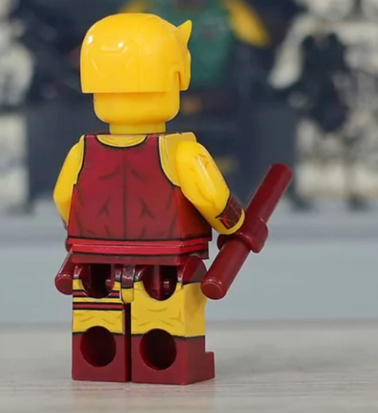 Daredevil (Silver Age) Custom Marvel Superhero Minifigure - Minifigure Bricks