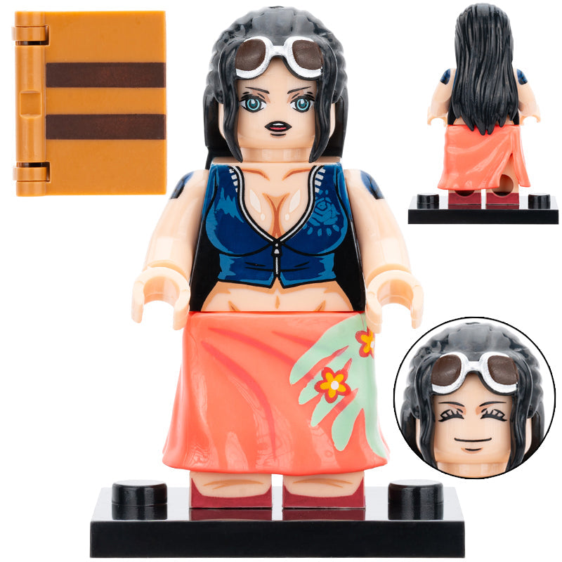 Nico Robin Custom One Piece Anime Minifigure - Minifigure Bricks