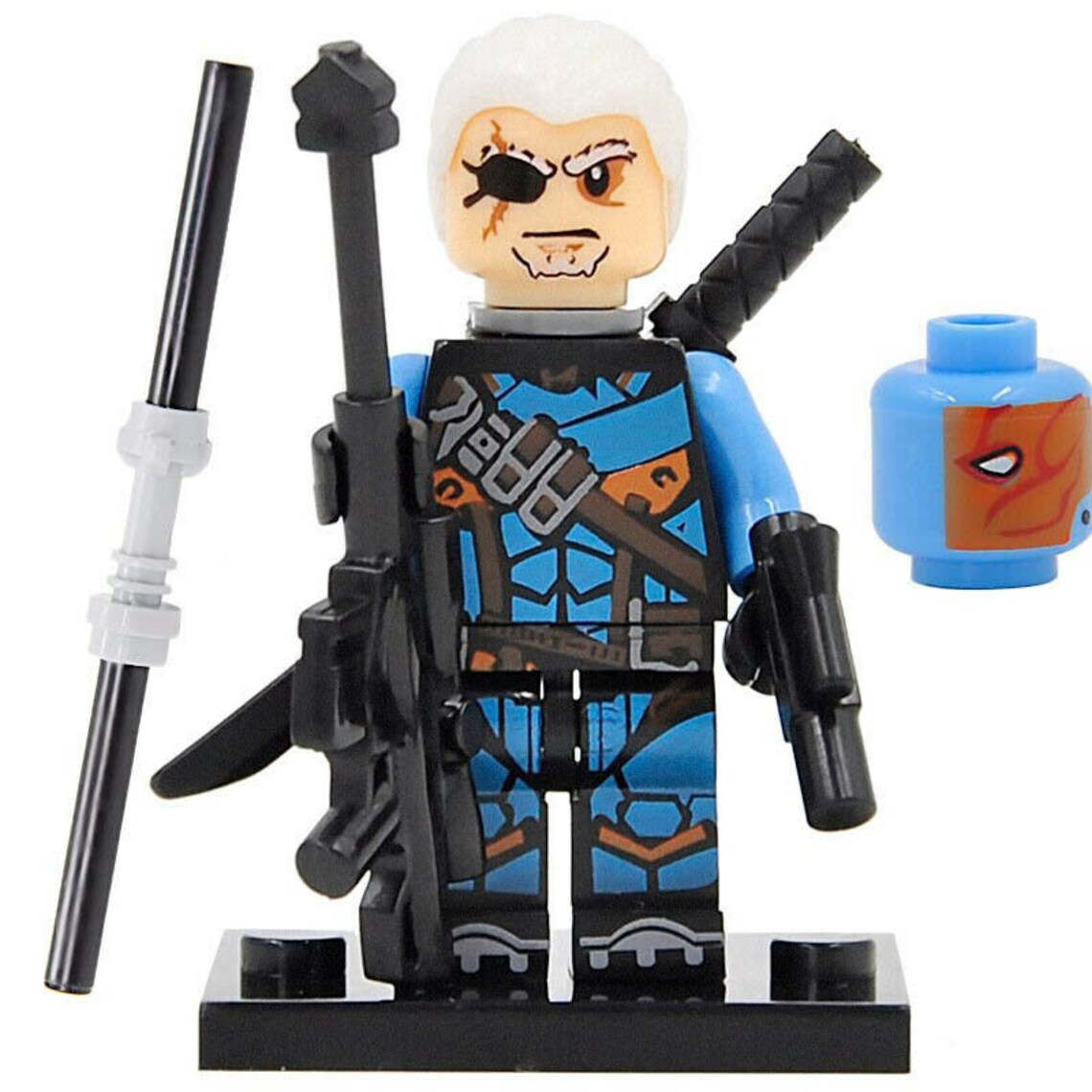 Deathstroke custom DC Comics Superhero Minifigure - Minifigure Bricks