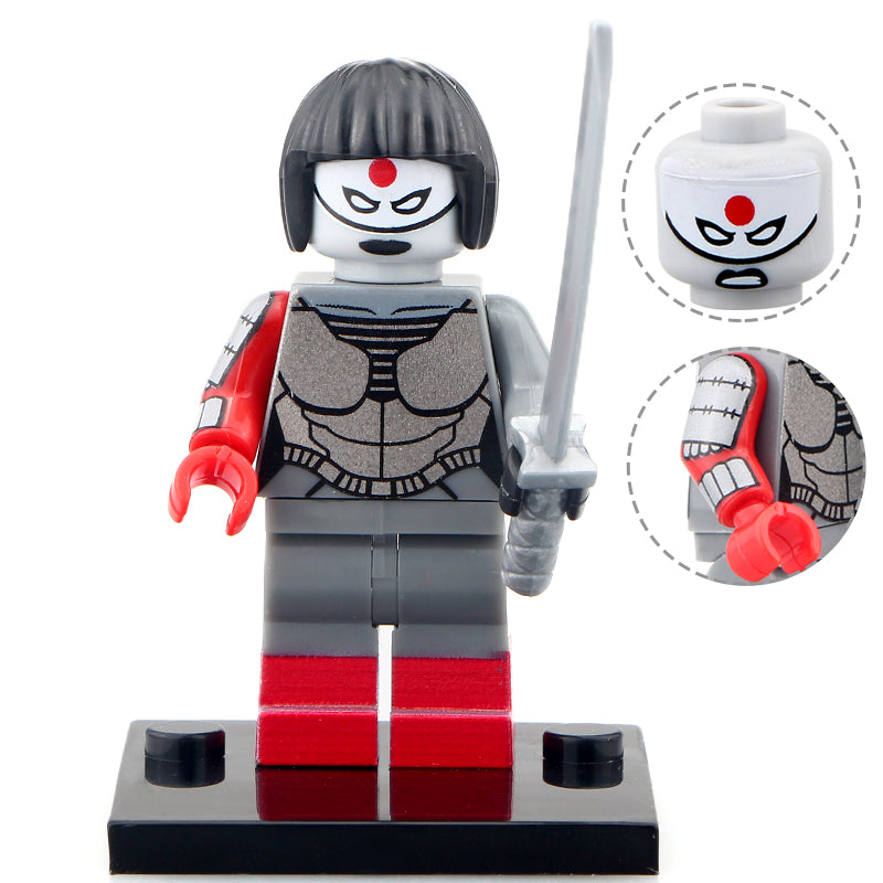Katana Custom DC Comics Superhero Minifigure - Minifigure Bricks