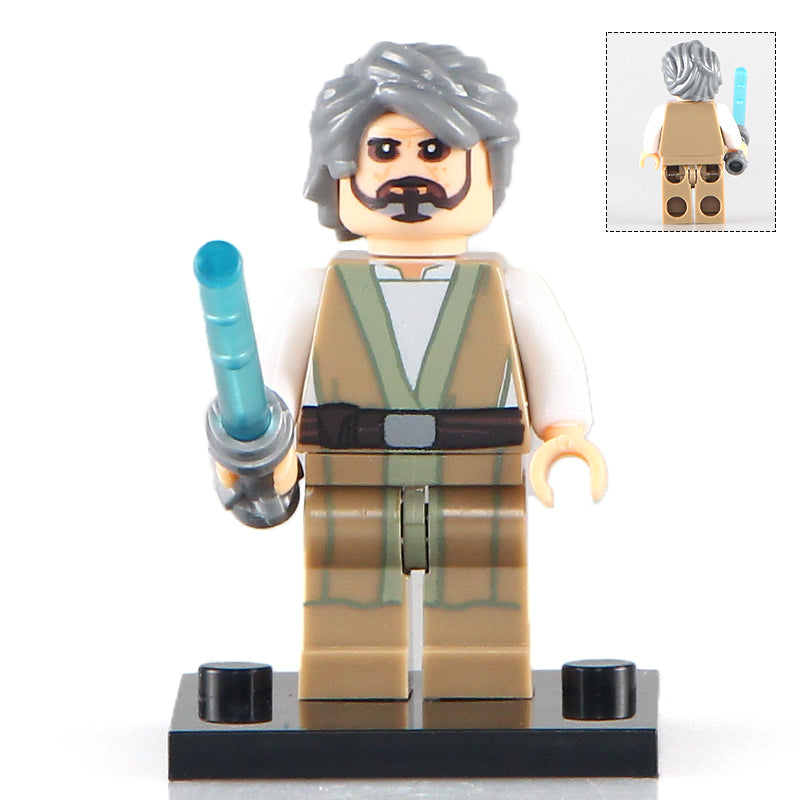 Classic Old Luke Skywalker Star Wars Minifigure - Minifigure Bricks