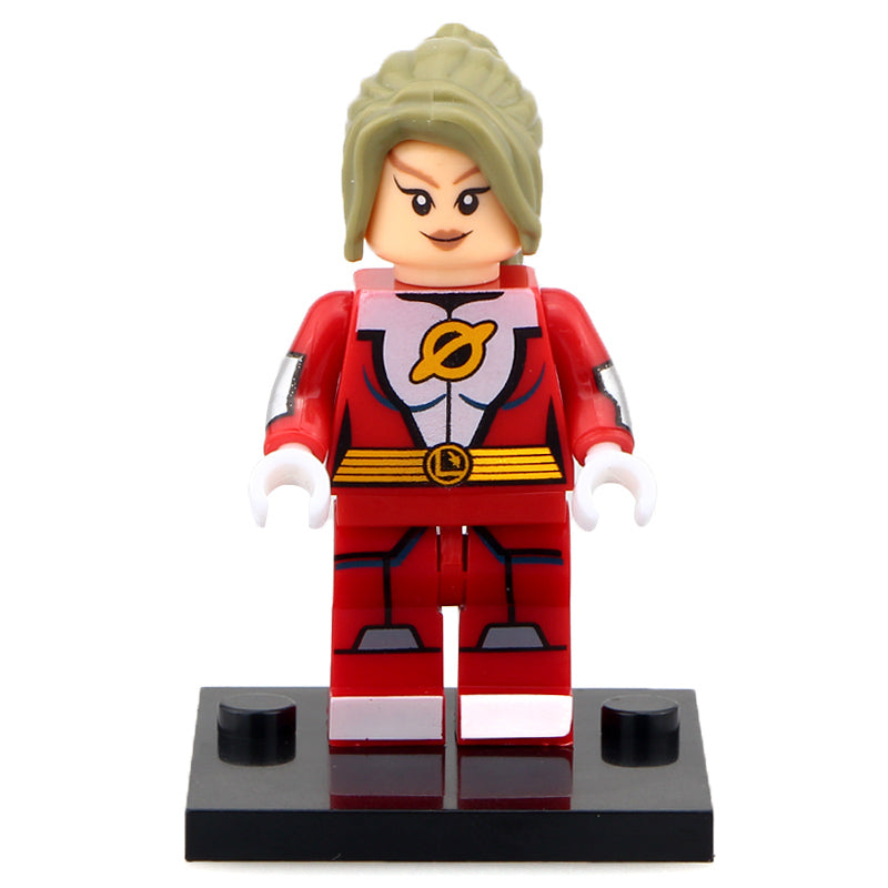 Saturn Girl Custom DC Comics Superhero Minifigure - Minifigure Bricks