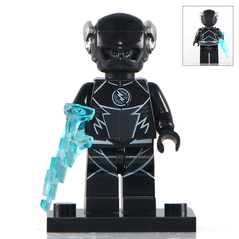 Flash Black Custom DC Comics Superhero Minifigure - Minifigure Bricks