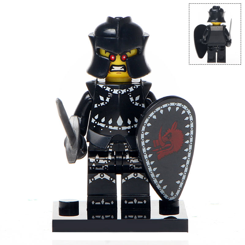 Evil Armoured Knight Minifigure - Minifigure Bricks