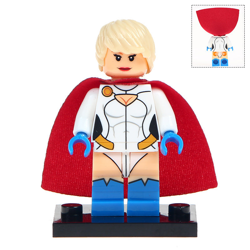 Power Girl Custom DC Comics Superhero Minifigure - Minifigure Bricks