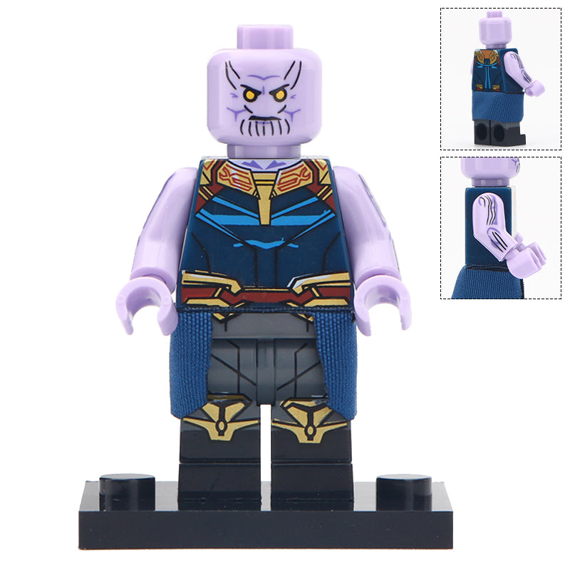 Thanos Custom Marvel Superhero Minifigure - Minifigure Bricks
