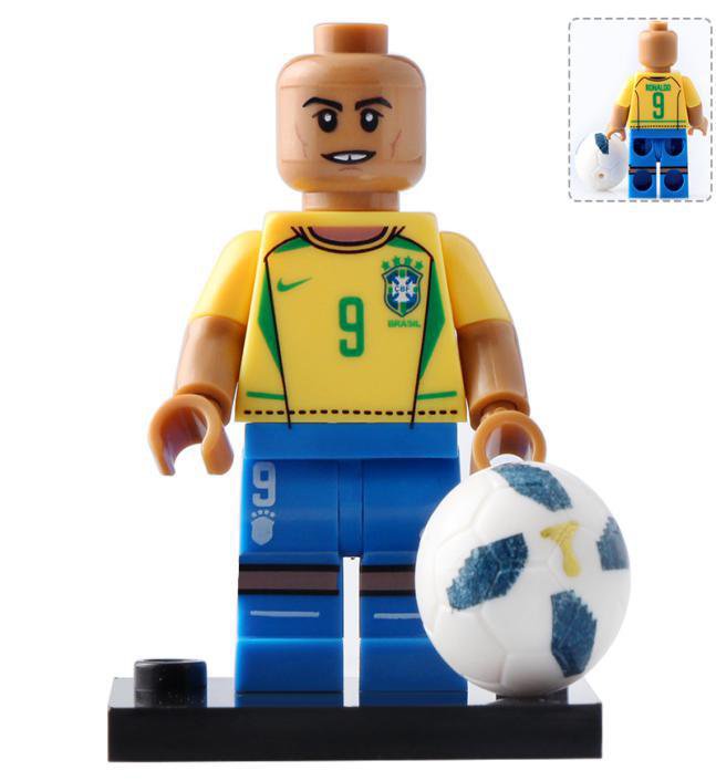 Ronaldo Luis Nazario Minifigure Football Legend - Minifigure Bricks
