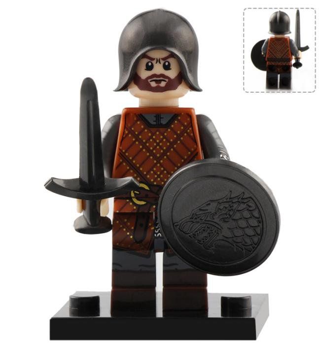 Stark Bannerman from Game of Thrones custom Minifigure - Minifigure Bricks