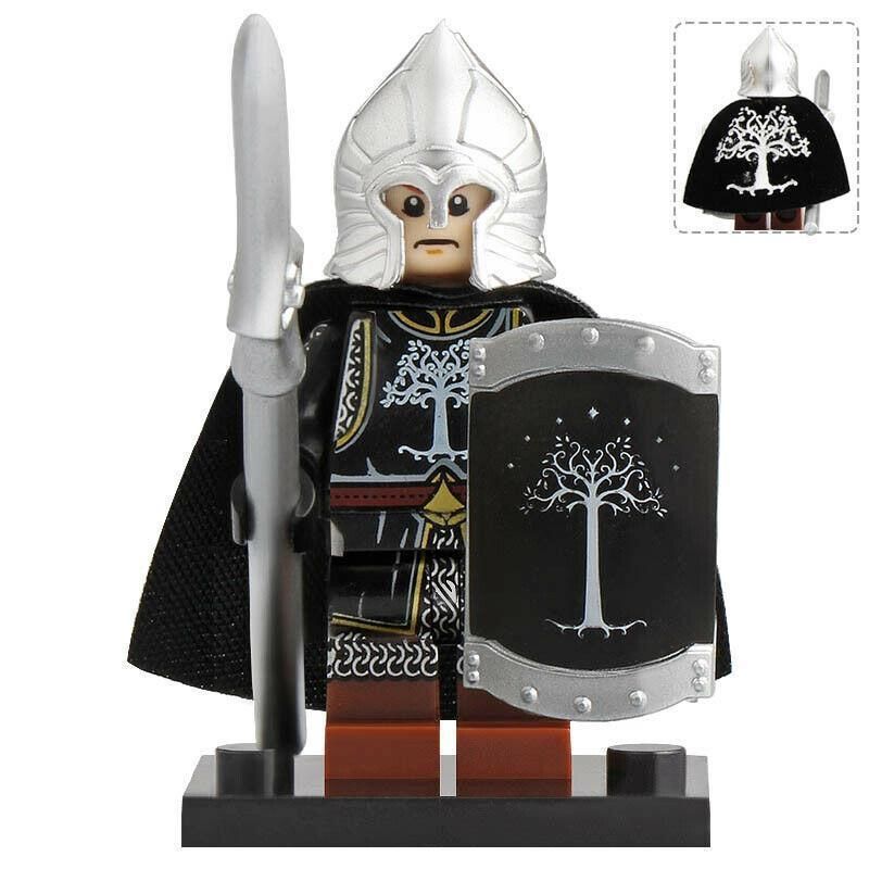 Gondor Soldier custom Lord of the Rings Minifigure - Minifigure Bricks