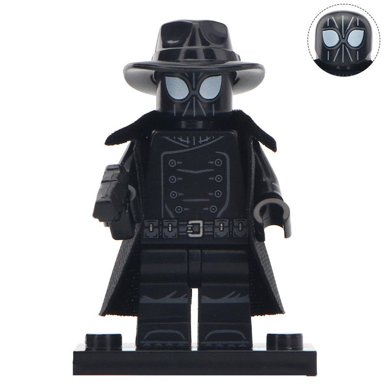 Spider-Man Noir Custom Marvel Superhero Minifigure - Minifigure Bricks