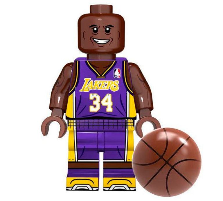Shaquille O'Neal Minifigure Basketball Star - Minifigure Bricks