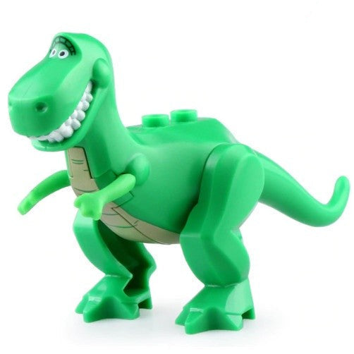 Rex from Toy Story Custom Large Minifigure - Minifigure Bricks