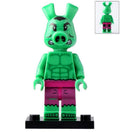 Hulk Pig Custom Marvel Superhero Minifigure