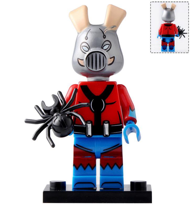 Ant-Pig Custom Marvel Superhero Minifigure - Minifigure Bricks