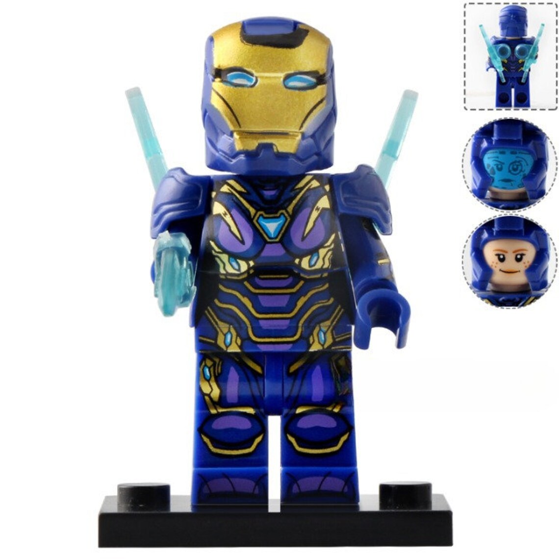 Pepper Potts Iron Man Mark 49 Marvel Superhero Minifigure - Minifigure Bricks