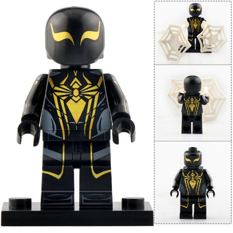 Spider-Man Spider-Armor MK II Custom Marvel Superhero Minifigure - Minifigure Bricks