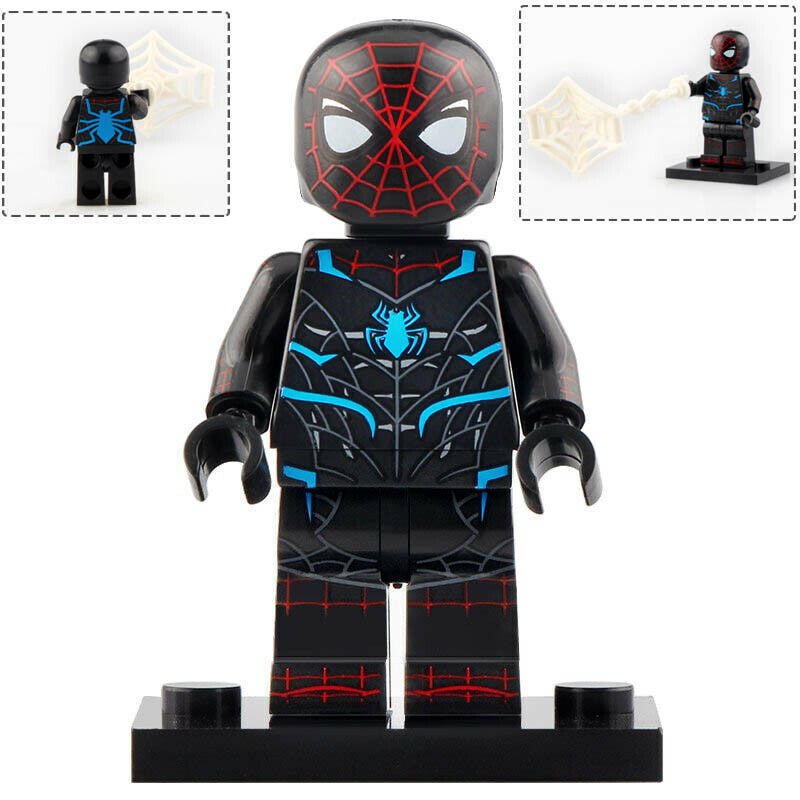 Spider-Man Secret War Suit Custom Marvel Superhero Minifigure - Minifigure Bricks
