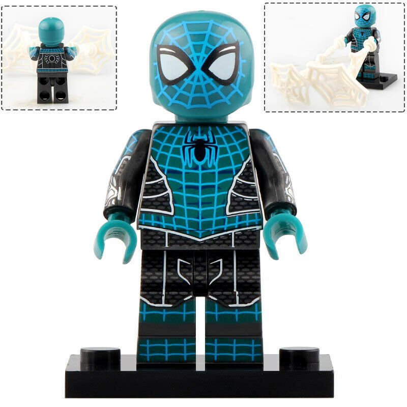 Spider-Man Fear Itself Suit Custom Marvel Superhero Minifigure - Minifigure Bricks