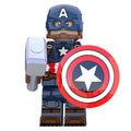 Captain America (Endgame) Custom Marvel Superhero Minifigure - Minifigure Bricks