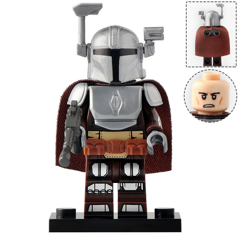 Mandalorian Beskar Armor custom Star Wars Minifigure - Minifigure Bricks