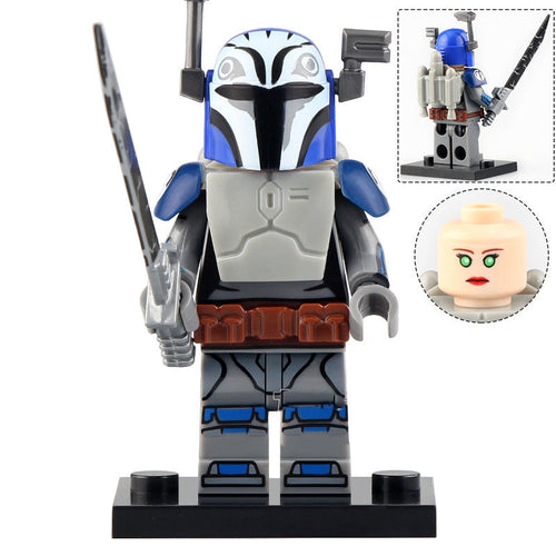 Bo-Katan Kryze Darksaber custom Star Wars Minifigure - Minifigure Bricks