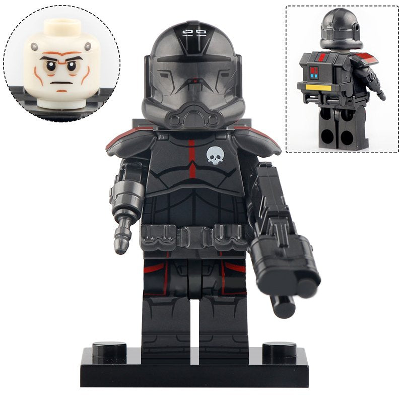 Echo Bad Batch Custom Star Wars Minifigure - Minifigure Bricks