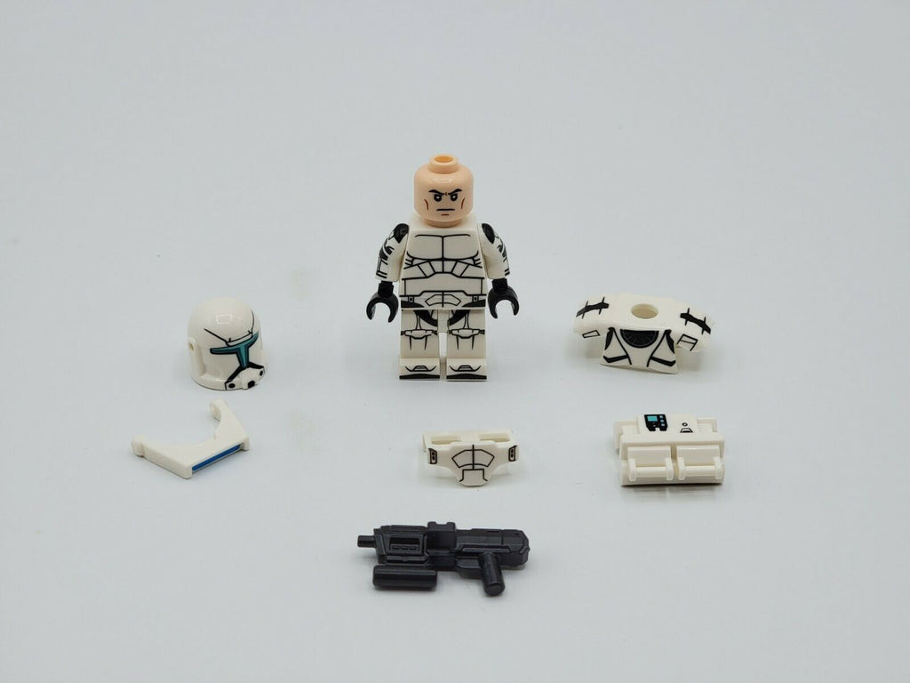 10 x White Squad Clone Commando custom Star Wars Minifigure