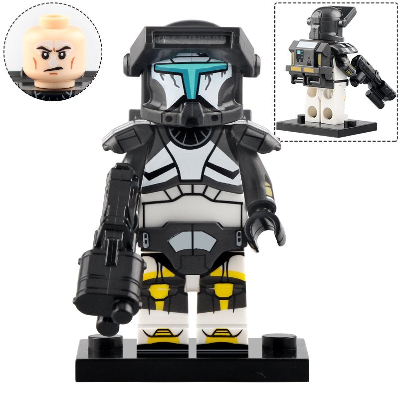 Scorch Clone Commando RC-1262 custom Star Wars Minifigure - Minifigure Bricks