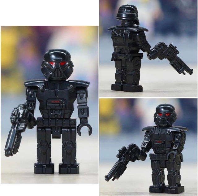 Dark Trooper Droid custom Star Wars Minifigure - Minifigure Bricks