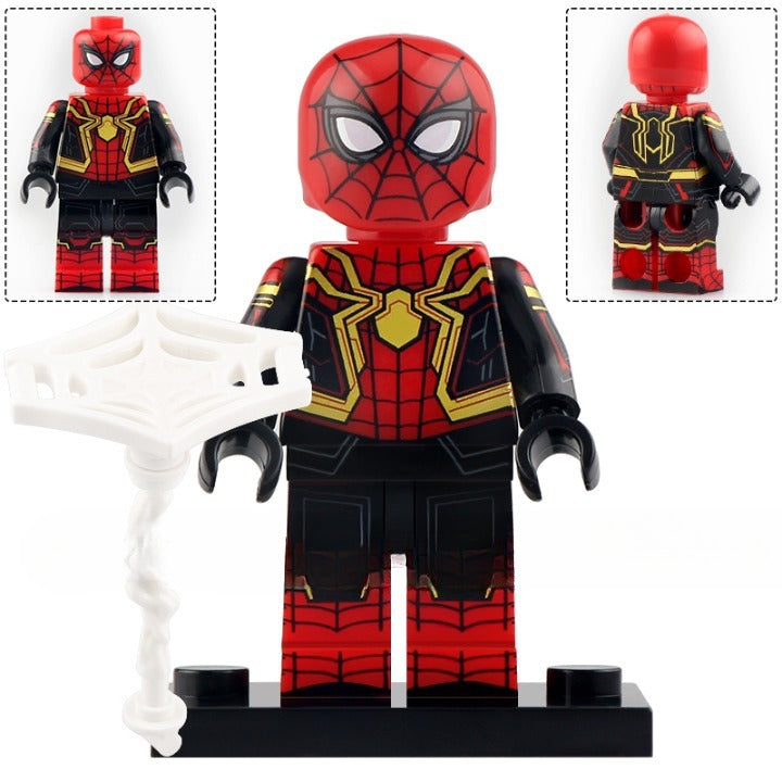 Spider-Man Integrated Suit Marvel Superhero Minifigure - Minifigure Bricks