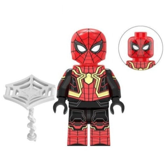 Spider-Man Integrated Suit Marvel Superhero Minifigure - Minifigure Bricks