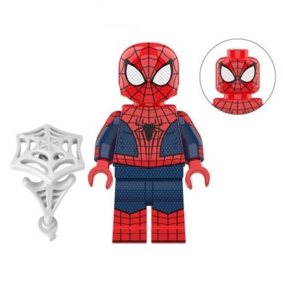 Spider-Man (The Amazing Spider-Man Suit) Marvel Superhero Minifigure - Minifigure Bricks