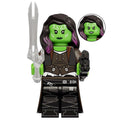 Gamora Custom Marvel Superhero Minifigure Guardians of the Galaxy - Minifigure Bricks