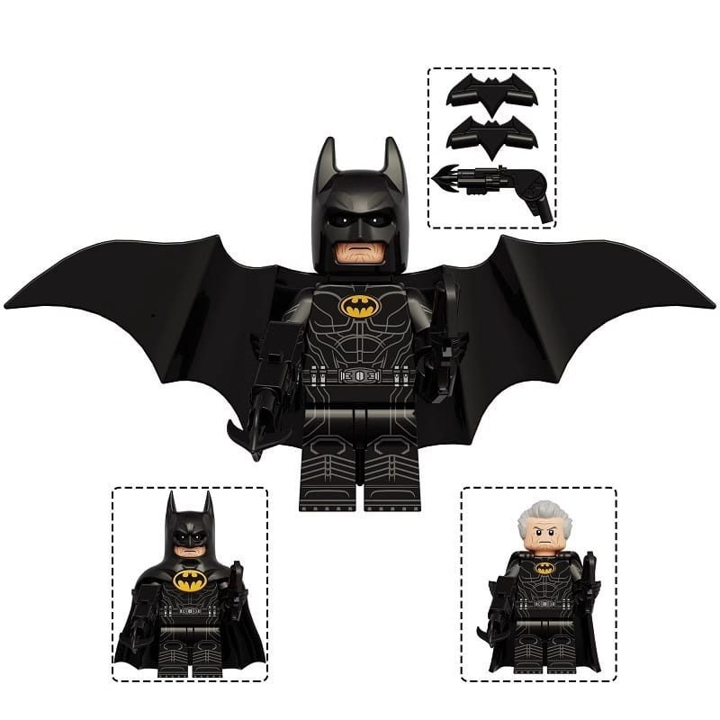 Batman (Michael Keaton) Custom DC Superhero Minifigure - Minifigure Bricks