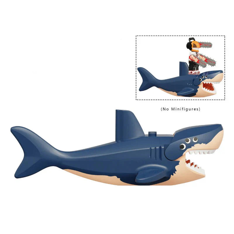 Beam Shark (Devil Form) Custom Chainsaw Man Anime Minifigure