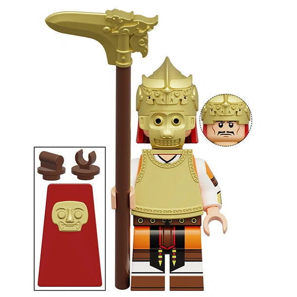 Military Official Shi Clan (Chinese Warrior) Custom Minifigure