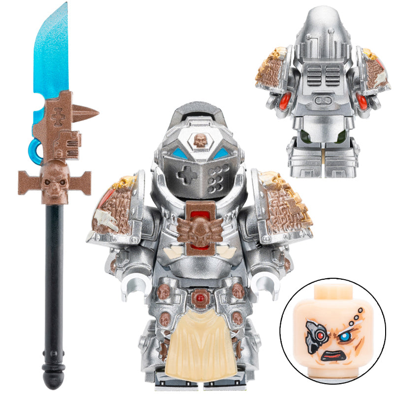 Grey Knights Space Marine Warhammer 40K Minifigure - Minifigure Bricks
