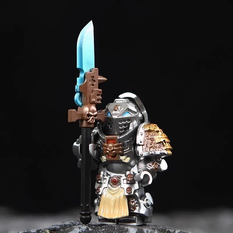 Grey Knights Space Marine Warhammer 40K Minifigure - Minifigure Bricks