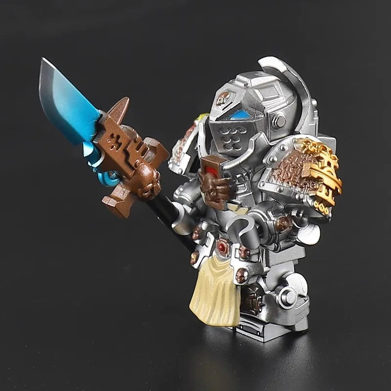 Grey Knights Space Marine Warhammer 40K Minifigure - Minifigure Bricks