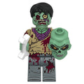 Halloween Zombie Custom Horror Minifigure - Minifigure Bricks