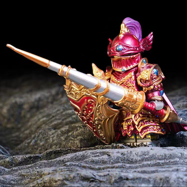 Lancelot from Knights of the Round Table Custom Minifigure - Minifigure Bricks