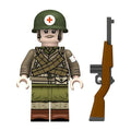 Carbine World War II U.S. Army Rangers Custom Minifigure - Minifigure Bricks