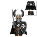Knights Hospitaller Custom Crusader Minifigure - Minifigure Bricks
