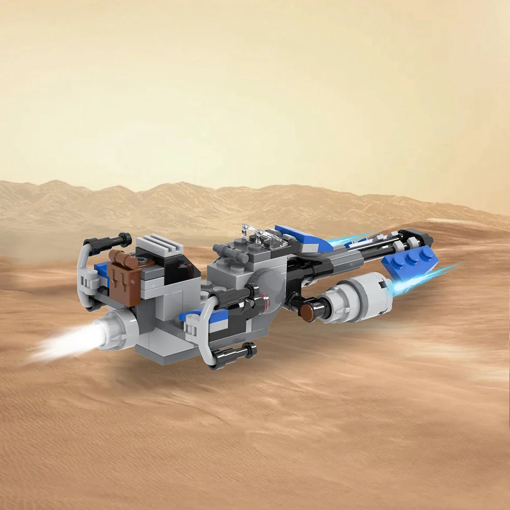 Boba Fett Speeder Bike Custom Star Wars MOC - Minifigure Bricks