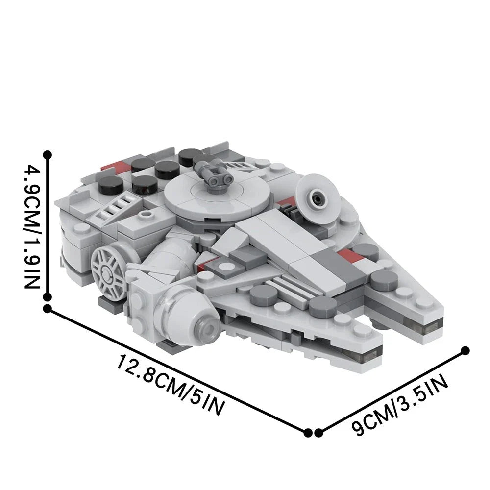 Mini Millenium Falcon Custom Star Wars MOC - Minifigure Bricks