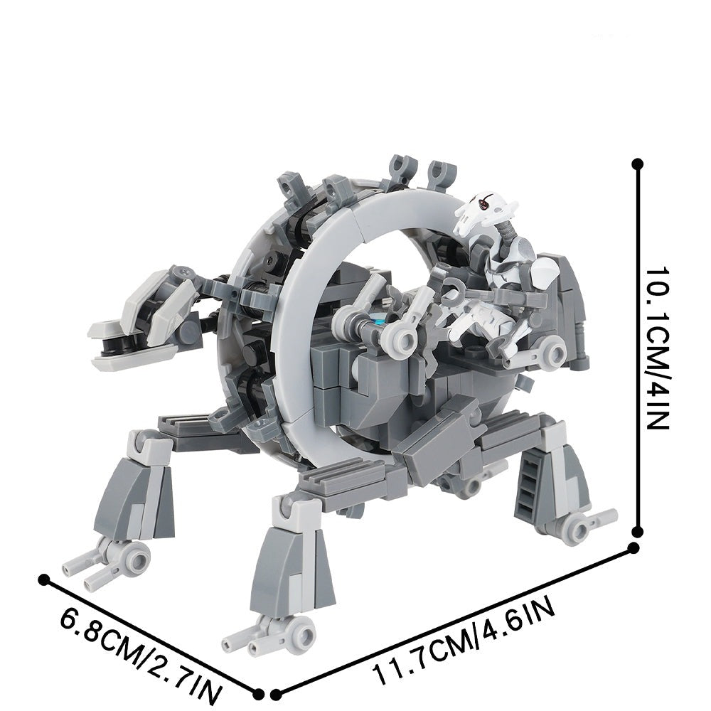 General Grievous’ TSMEU-6 Wheel Bike Custom Star Wars MOC - Minifigure Bricks
